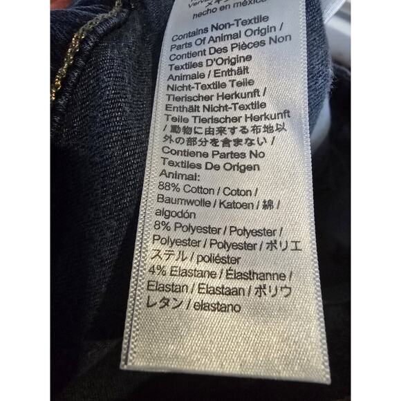 Madewell Jeans 26 Blue Skinny Dark Wash High Rise Stretch Capsule Cigarette - Picture 8 of 8